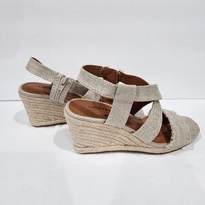 Lucky Brand Wedges For Women Mytila Espadrille Wedge 6M
